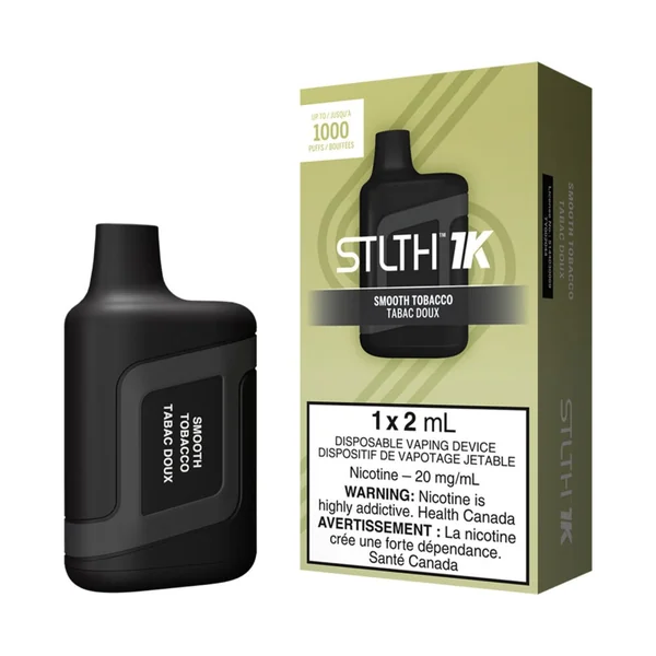 Smooth Tobacco STLTH 1K Disposable Vape | VapeLoft