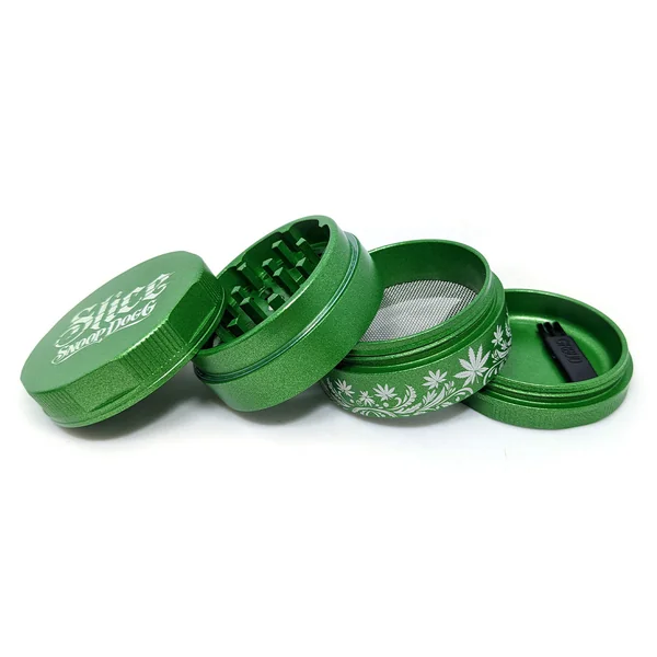 Snoop Dogg Slice Non-Stick Ceramic Coated Grinder 55mm 4 Part (SINGLE) - Image 2