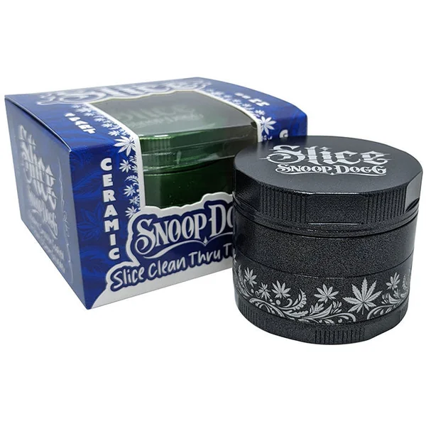 Snoop Dogg Slice Non-Stick Ceramic Coated Grinder 55mm 4 Part (SINGLE) - Image 6