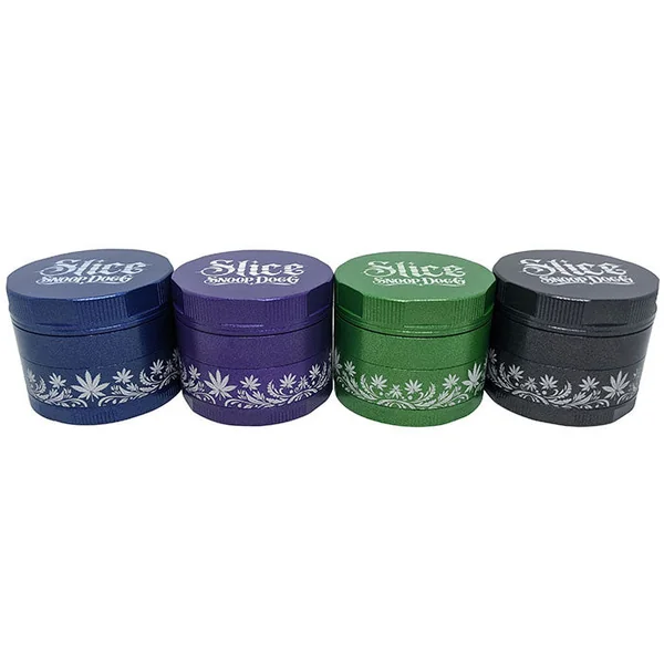Snoop Dogg Slice Non-Stick Ceramic Coated Grinder 55mm 4 Part (SINGLE) - Image 10