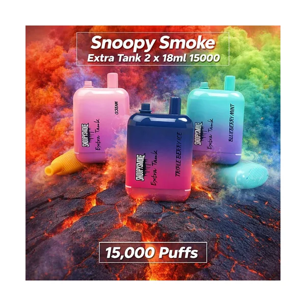 Snoopy Smoke Extra Tank 2 x 18ml 15000
