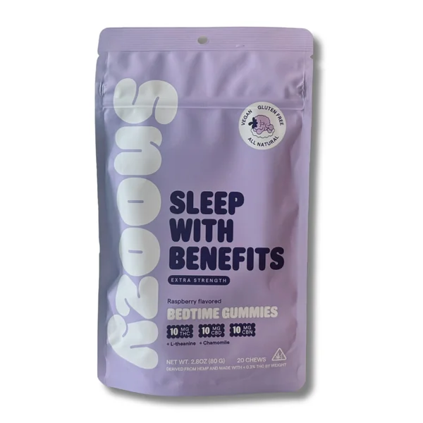 Snoozy Sleep With Benefits Bedtime Delta 9 Gummies Extra Strength