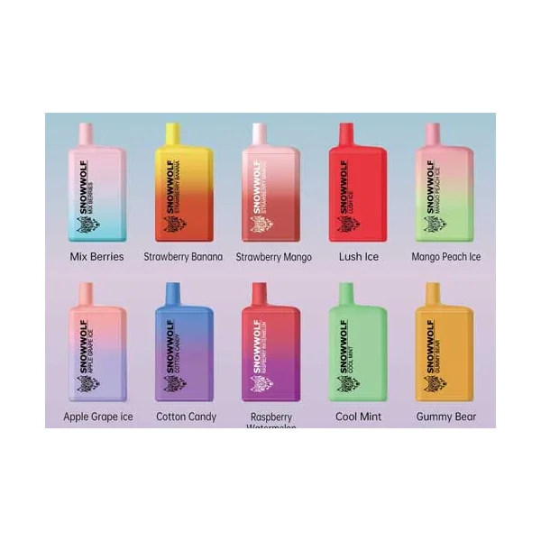 SnowWolf Max 6000 Rechargeable Disposable 10 Pack - Image 2
