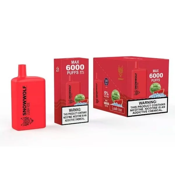 SnowWolf Max 6000 Rechargeable Disposable 10 Pack - Image 3
