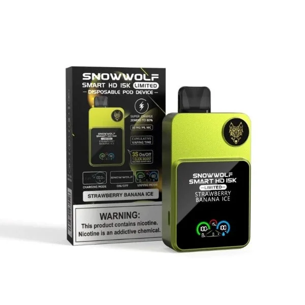 SnowWolf Smart HD 15000 Puffs Disposable Vape 16mL - Image 5