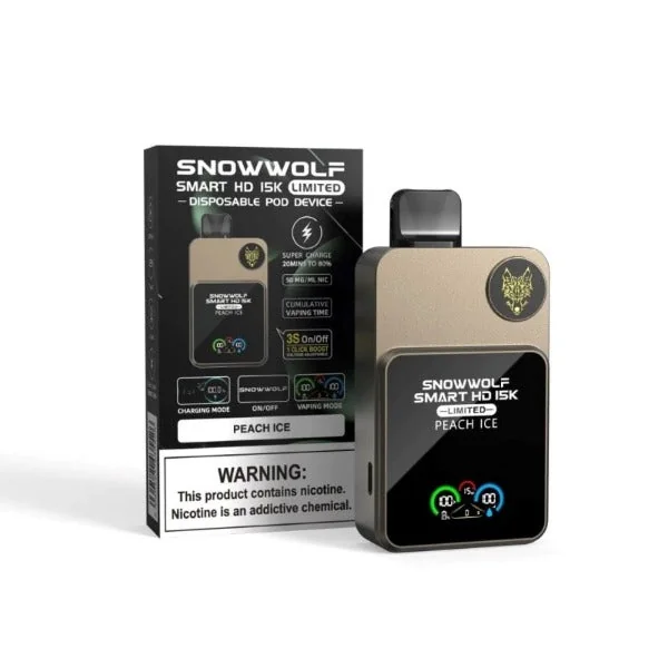 SnowWolf Smart HD 15000 Puffs Disposable Vape 16mL - Image 6