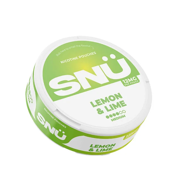 SNU Lemon & Lime Nic Pouches by Bar Juice - Image 6