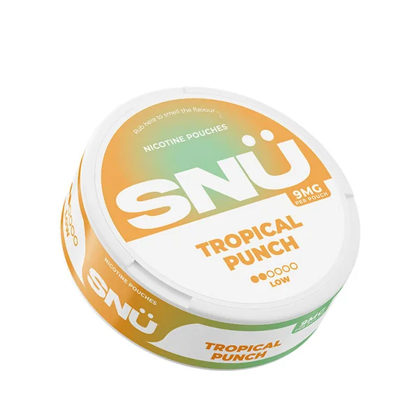 SNU Tropical Punch Nic Pouches by Bar Juice - Image 3