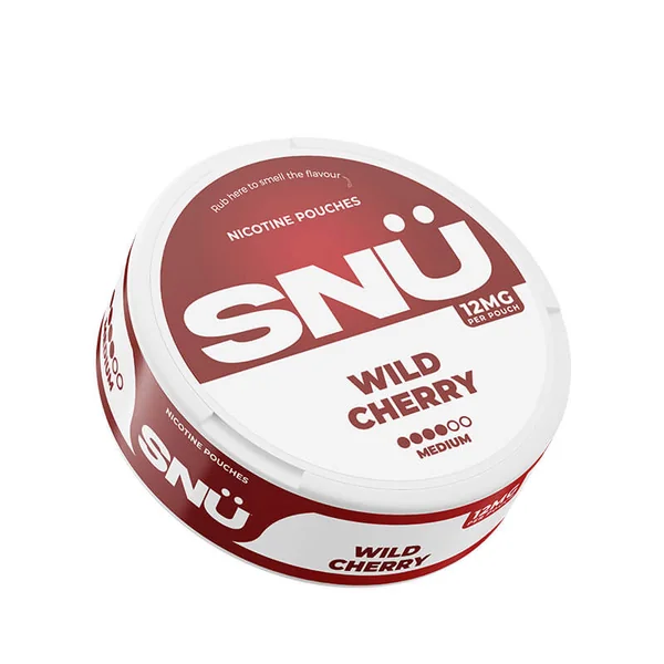 SNU Wild Cherry Nic Pouches by Bar Juice - Image 2