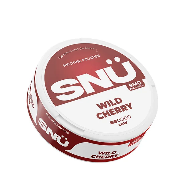 SNU Wild Cherry Nic Pouches by Bar Juice - Image 3