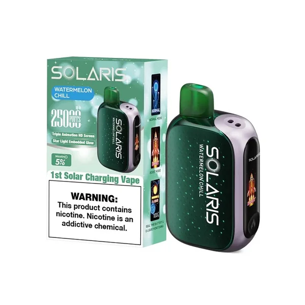Solaris Disposable Vape 25000 Puffs (5 Pack) - Image 23