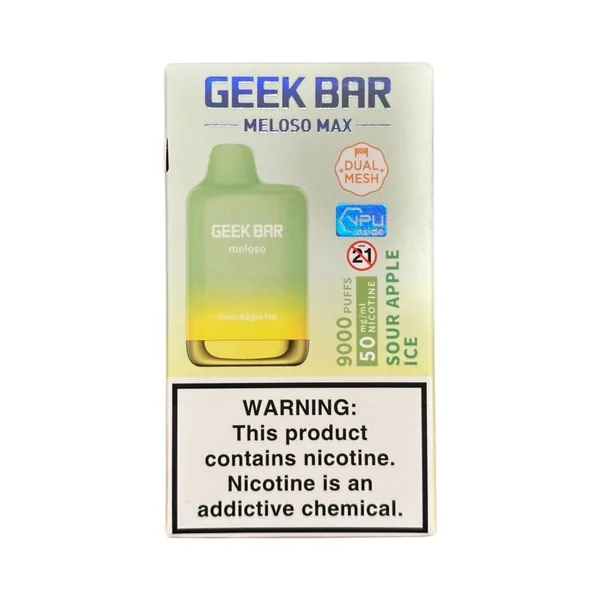 Sour Apple Ice - Geek Bar Meloso Max 9000