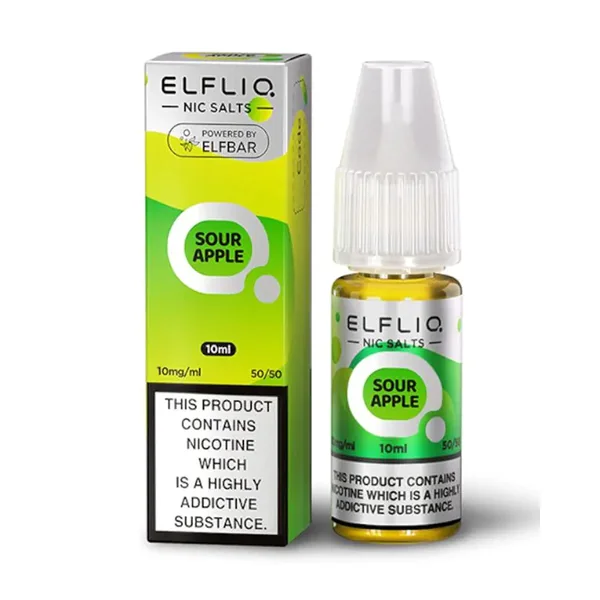 Sour Apple Nic Salt E-Liquid - ElfLiq - Image 3