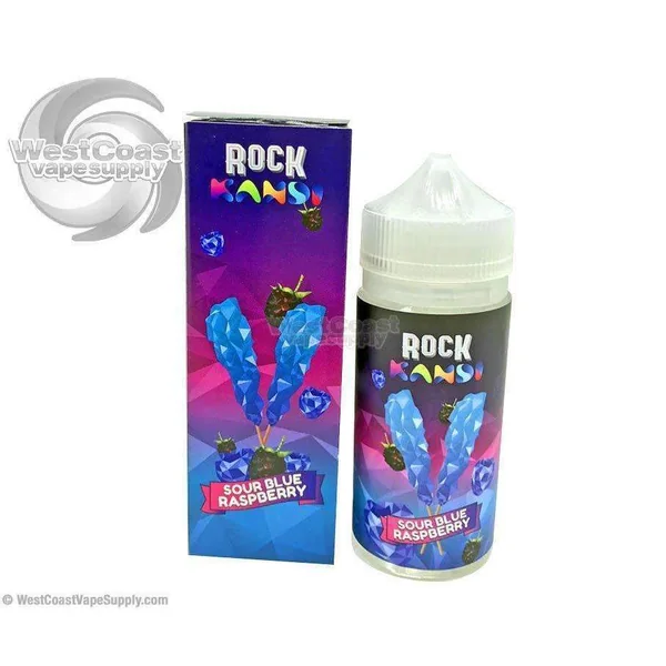 Sour Blue Raspberry by Rock Kandi 100ml - Image 2