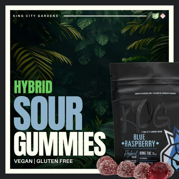 Sour Blue Raspberry | Liquid Diamond Gummies | 10 x 10mg