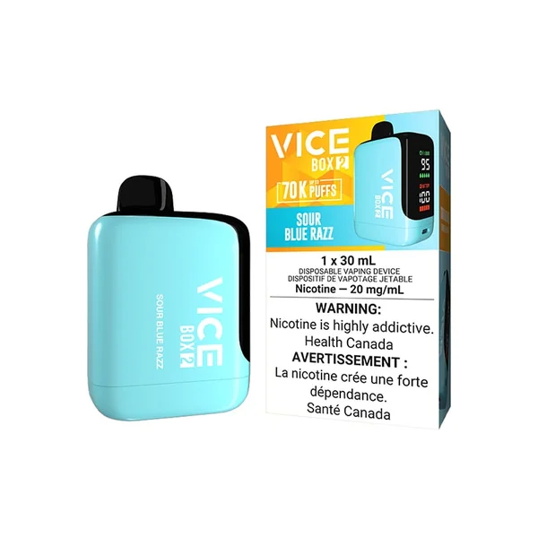 Sour Blue Razz Vice Box 2 - Disposable Vape | Max 70K Puffs - VapeLoft