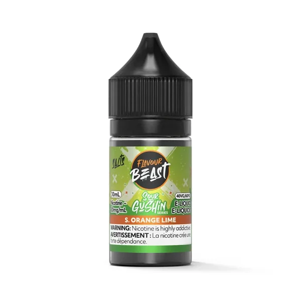 Sour Gushin S. Orange Lime - Flavour Beast E-Liquid | VapeLoft