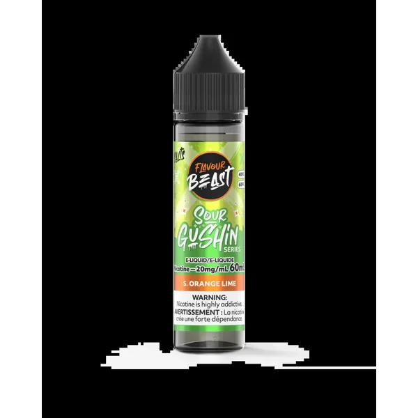 Sour Gushin S. Orange Lime - Flavour Beast E-Liquid | VapeLoft - Image 2