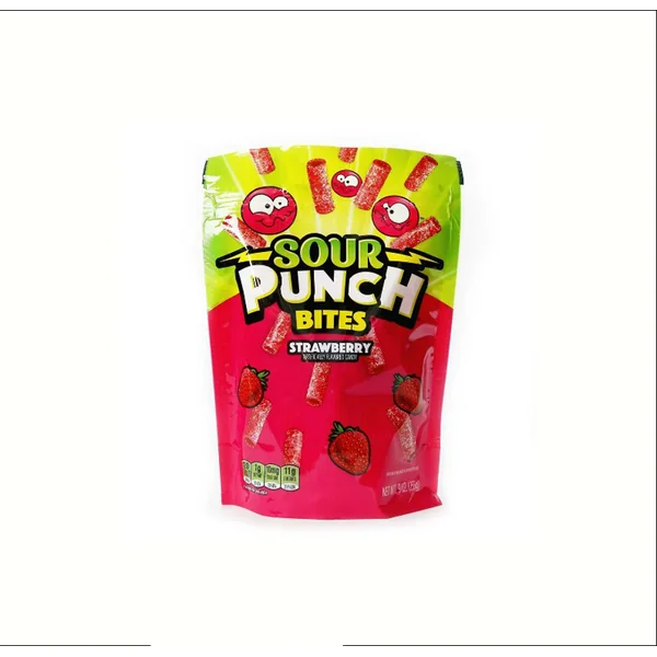 SOUR PUNCH STRAW MIX 9OZ BAG