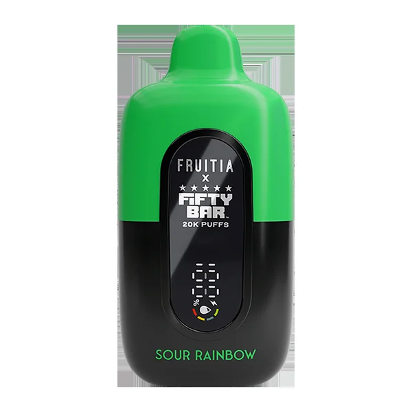 Sour Rainbow FRUITIA X Fifty Bar 20K