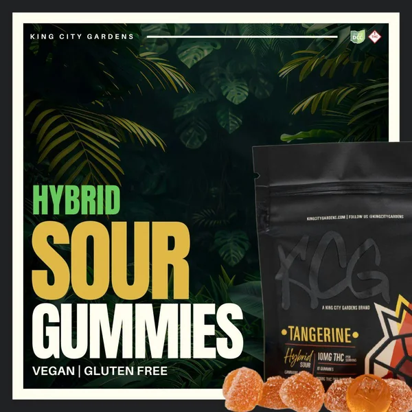 Sour Tangerine | Liquid Diamond Gummies | 10 x 10mg