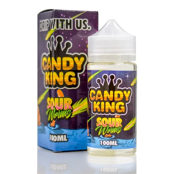 Sour Worms E Liquid 100ml by Candy King