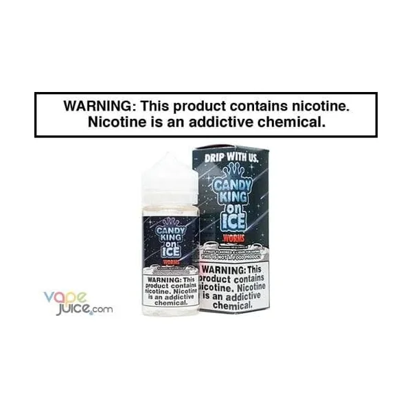 SOUR WORMS ON ICE BY DRIP MORE 100ML