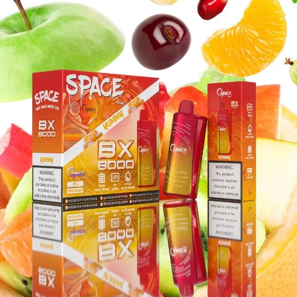 SpaceMax BX8000 Disposable Vape 15mL 8000 Puffs 15mL - Image 13