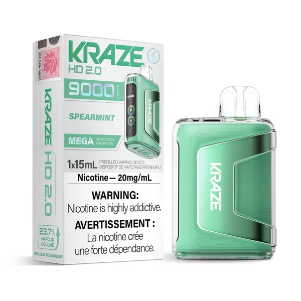 Spearmint Kraze HD 2.0 | Up to 9K Puffs - VapeLoft