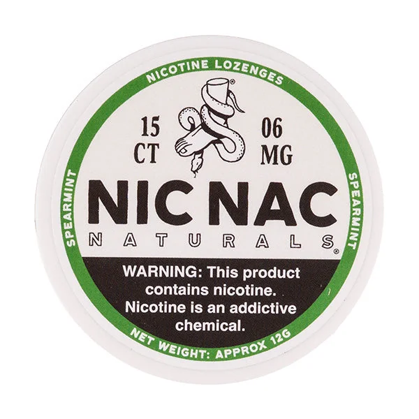 Spearmint Nicotine Lozenges by Nic Nac Naturals - Image 2