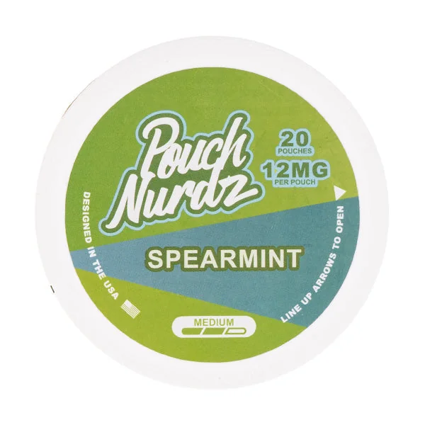 Spearmint Nicotine Pouches by Pouch Nurdz - Image 2