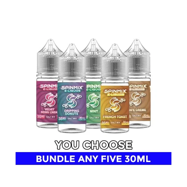 SpinMix Salts 30ML Pick 5 Bundle