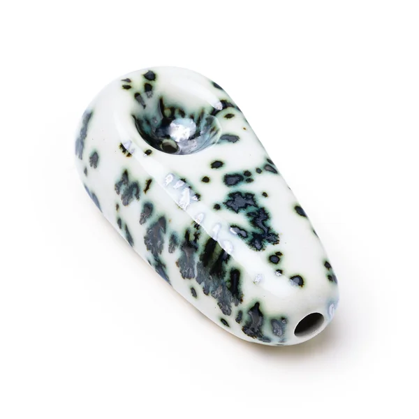Square Spoon Pipe by StonedPotter – Handcrafted Ceramic Hand Pipe - Image 5