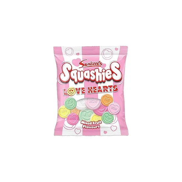 Squashies Love Hearts 120g