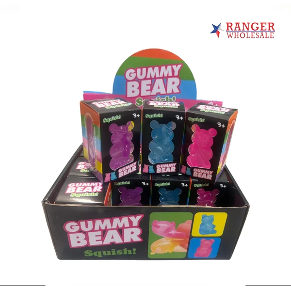 SQUISHY GUMMY BEAR 12CT