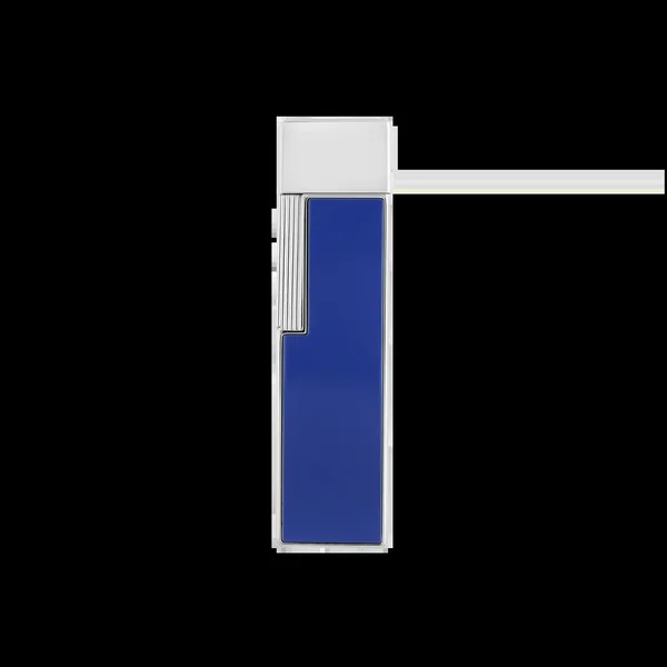 S.T. Dupont Twiggy Lighter - Blue Lacquer & Chrome - Image 3