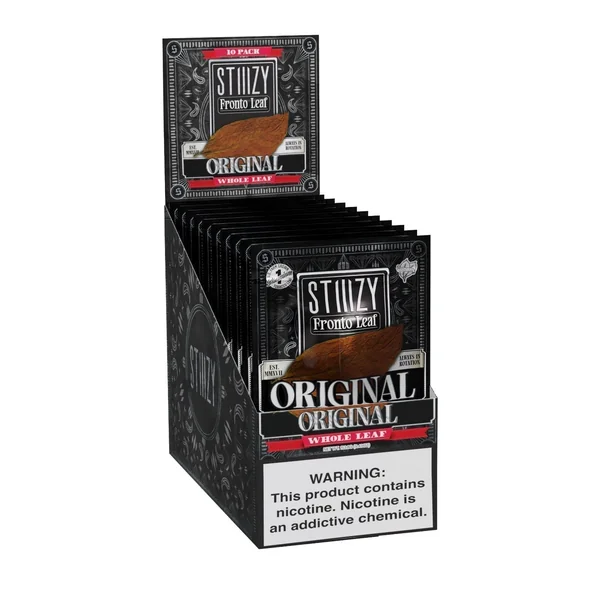 STIIIZY Fronto Whole Leaf Wraps 1ct (10/pack) - Image 3