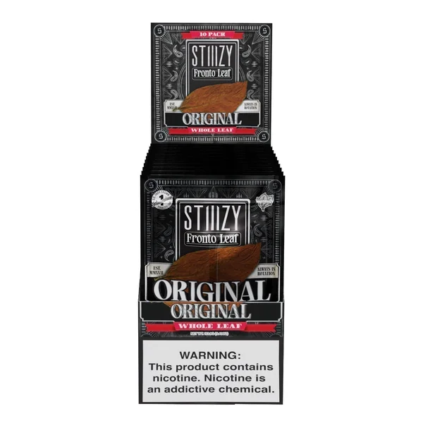 STIIIZY Fronto Whole Leaf Wraps 1ct (10/pack) - Image 5