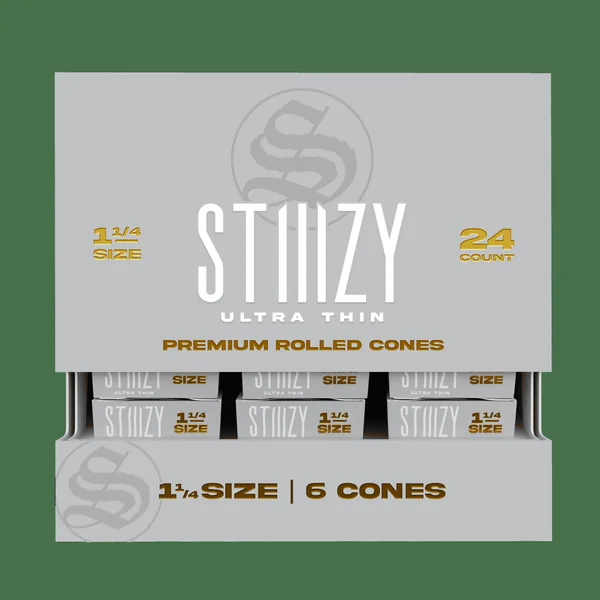 STIIIZY Paper Cones 1¼ Size 6ct (24/pack)