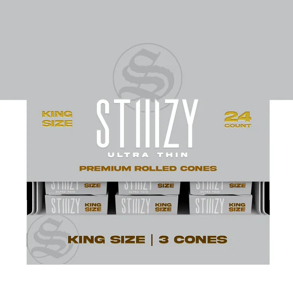 STIIIZY Paper Cones King Size 3ct (24/pack) - Image 2