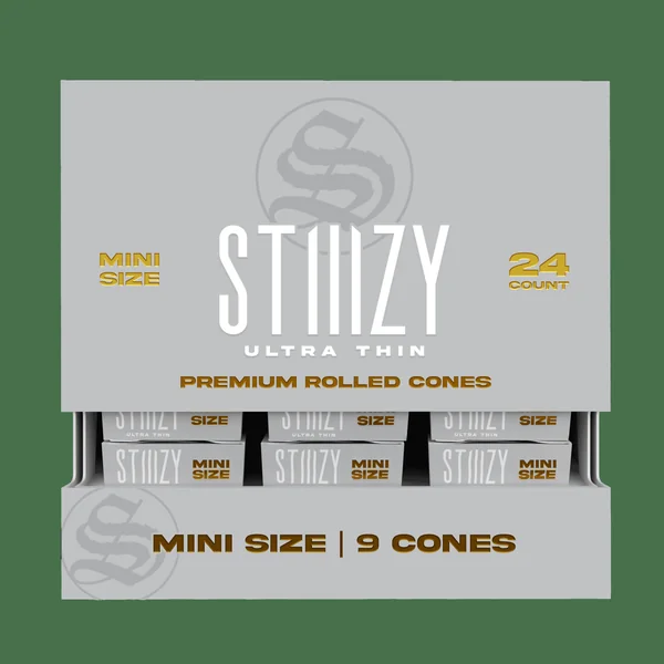 STIIIZY Paper Cones Mini Size 9ct (24/pack) - Image 3
