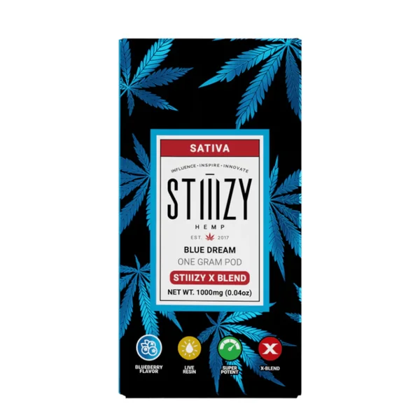 STIIIZY X-Blend 1 Gram Pod Premium Hemp Super Potent - Image 2