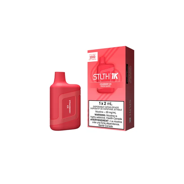 STLTH 1K DISPOSABLE - STRAWBERRY ICE (6PC/CTN)