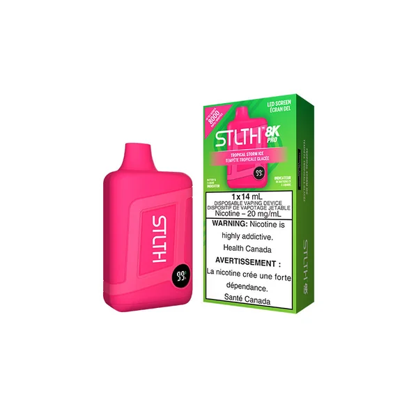 STLTH 8K PRO DISPOSABLE - TROPICAL STORM ICE (5PC/CTN)