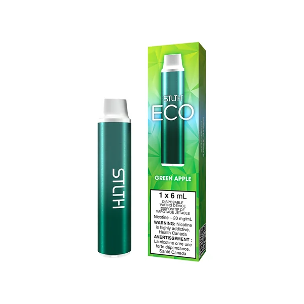 STLTH ECO DISPOSABLE - GREEN APPLE (6PCS/CTN) [MB]
