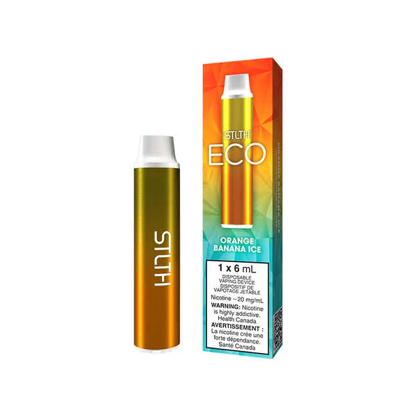 STLTH ECO DISPOSABLE - ORANGE BANANA ICE (6PCS/CTN)