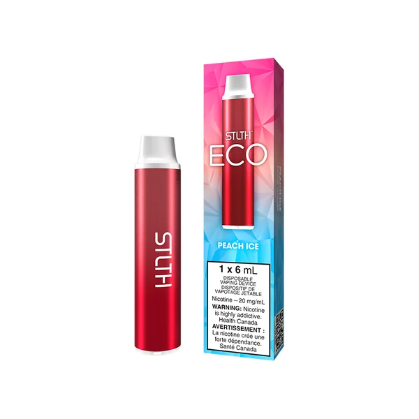 STLTH ECO DISPOSABLE - PEACH ICE (6PCS/CTN)