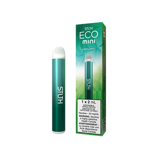 STLTH ECO MINI DISPOSABLE - GREEN APPLE (6PCS/CTN)