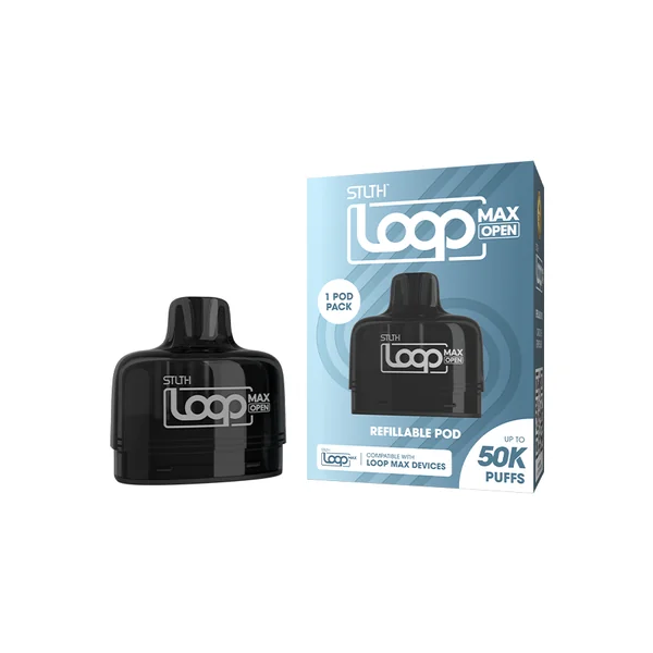 STLTH LOOP MAX OPEN REPLACEMENT POD PACK (4PCS/CTN) [CRC]