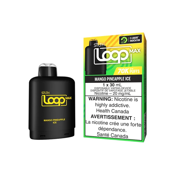 STLTH LOOP MAX POD PACK - MANGO PINEAPPLE ICE (4PCS/CTN)